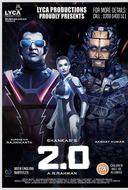 2.0 (2018) Hindi - 720p - PreDVDRip - x264 - MP3-MTR