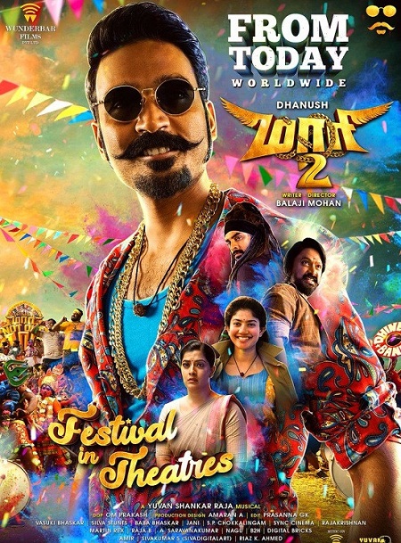 Maari 2 (2018) Hindi (Cleaned) 720p - HDRip - x264 - ESub-MBB