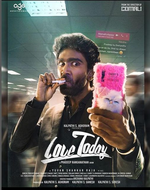 Love Today (2022) Hindi Studio Audio  720p HDRip x264 AAC-BWT