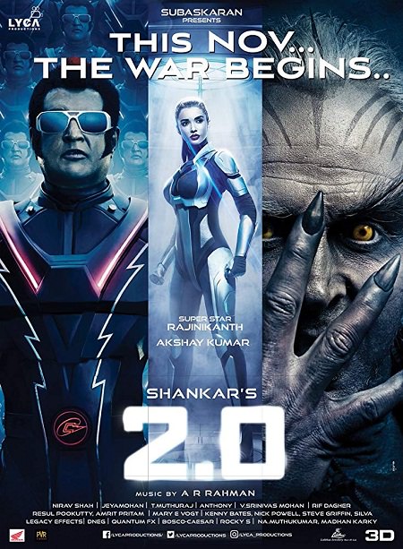 2.0 (2018) Hindi - 1080p - PreDVDRip - x264 - MP3-MTR