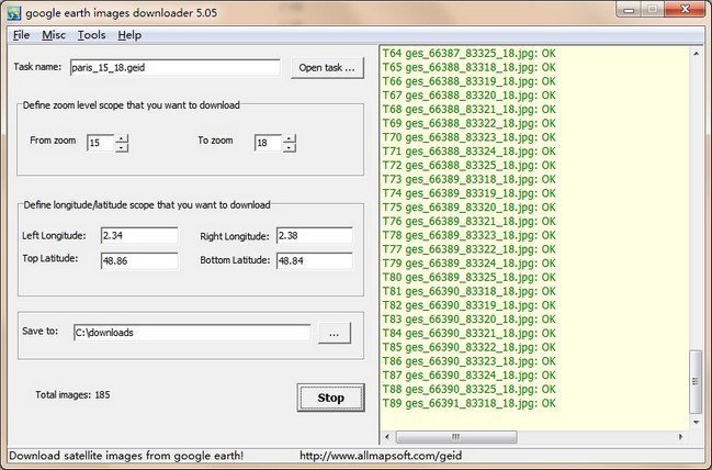 AllMapSoft google earth images downloader 6.381 AllMapSoft google earth images downloader 6.381