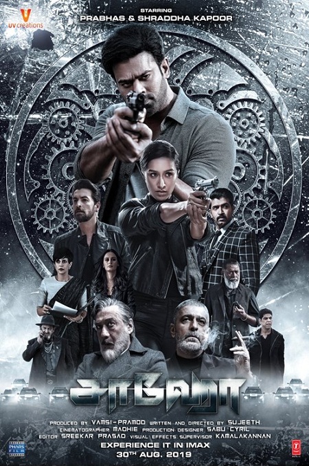 Saaho (2019) Tamil - 1/3pDVDRip - x264 - AC3-DUS Exclusive