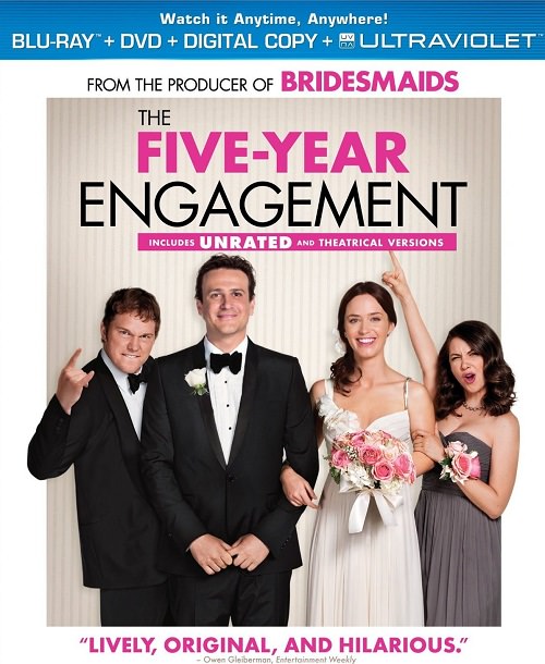 The Five-Year Engagement (2012) 720p Bluray x264 [Dual Audio][Hindi+English] - KMHD