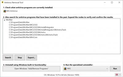 Antivirus Removal Tool 2021.07 (v.1)