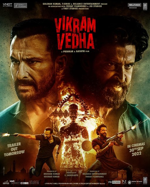 Vikram Vedha (2022) 1080p PreDVD x264 AAC-DUS Exclusive Vikram Vedha (2022) 1080p PreDVD x264 AAC-DUS Exclusive